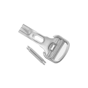 18MM DEPLOYMENT BUCKLE CLASP FOR OMEGA SEAMASTER PLANET OCEAN STRAP BAND SHINY