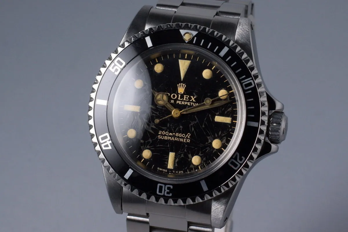 1965 Rolex Submariner 5513 Glossy Gilt Meters First Dial