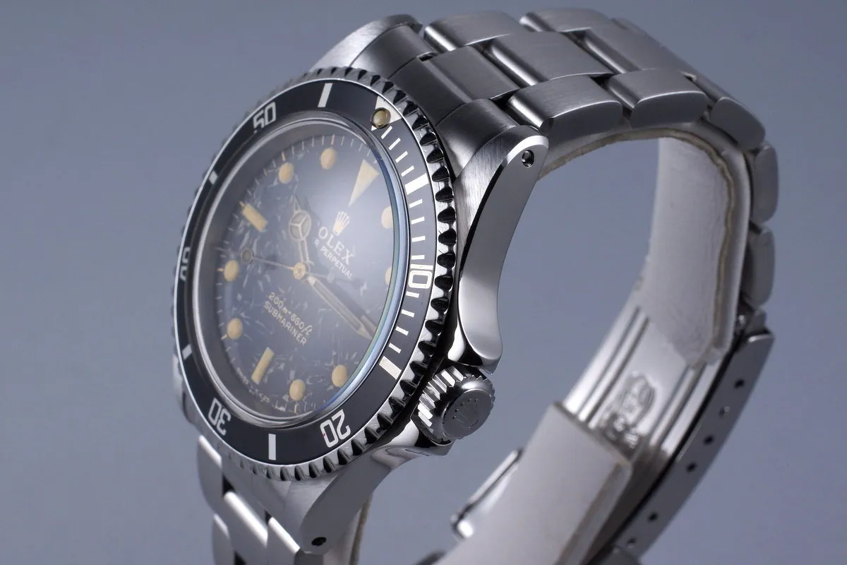 1965 Rolex Submariner 5513 Glossy Gilt Meters First Dial