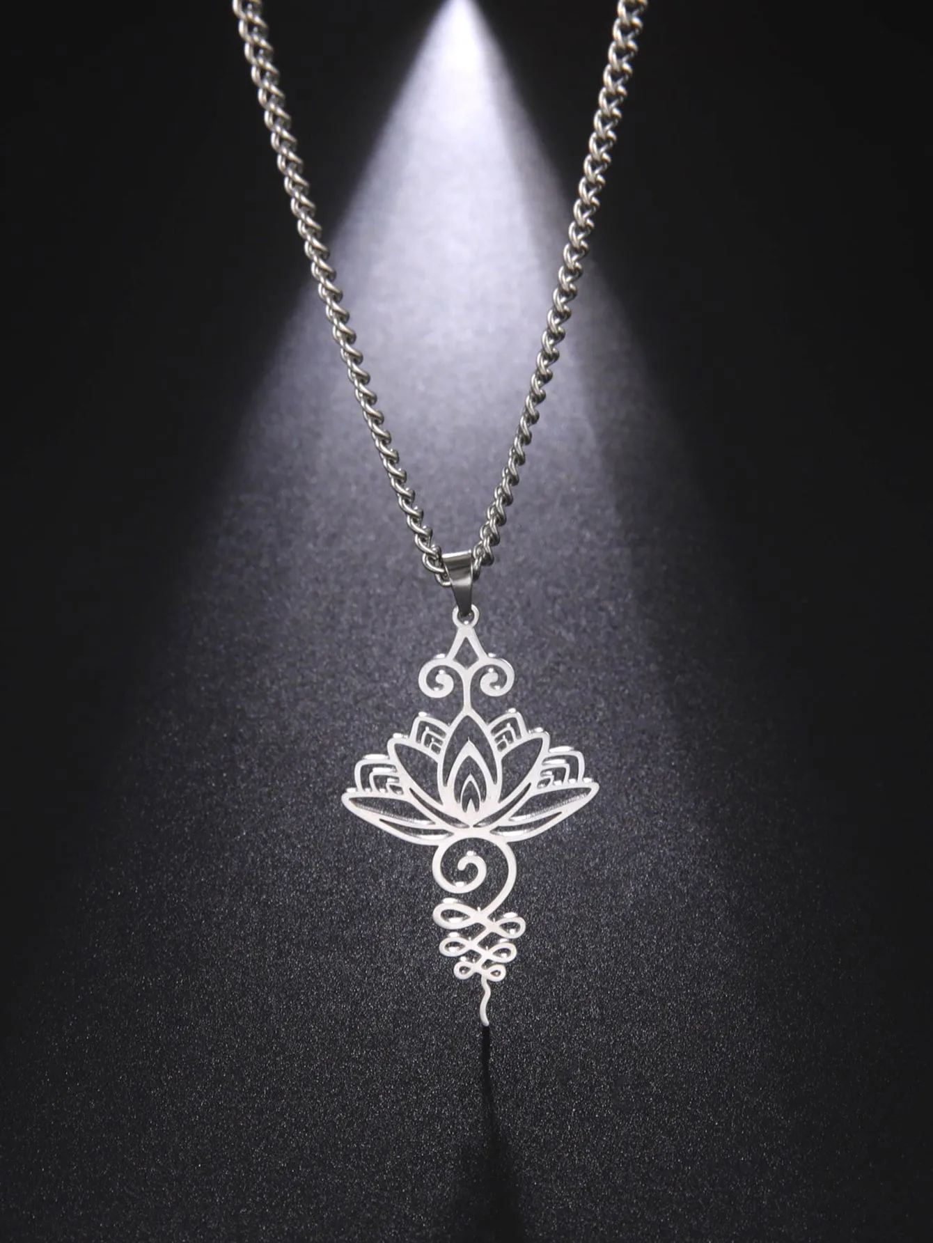 1pc Lotus Pendant Necklace for Women Jewelry for Women Gift for Her Necklace