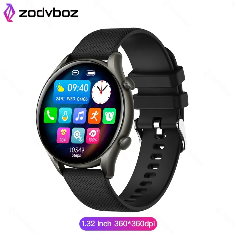2023 Fashion Smart Watch Women Custom Dial Hi-Fi Voice Call Men Sport Fitness Tracker IP67 Waterproof Smartwatch For Android IOS