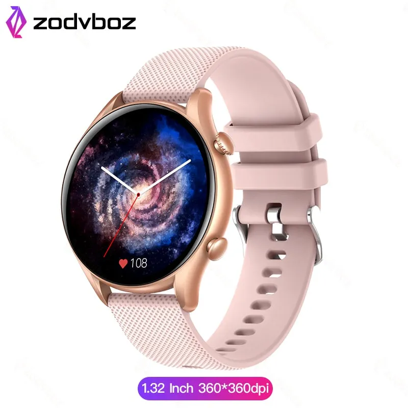 2023 Fashion Smart Watch Women Custom Dial Hi-Fi Voice Call Men Sport Fitness Tracker IP67 Waterproof Smartwatch For Android IOS