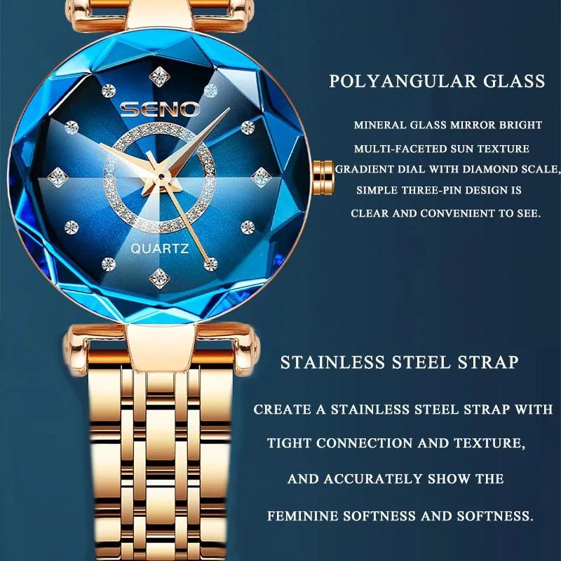 2024 Fashion Women Watches Ladies Luxury Brand Quartz Relogio Feminino Female Montre Reloj Mujer Zegarek Damski