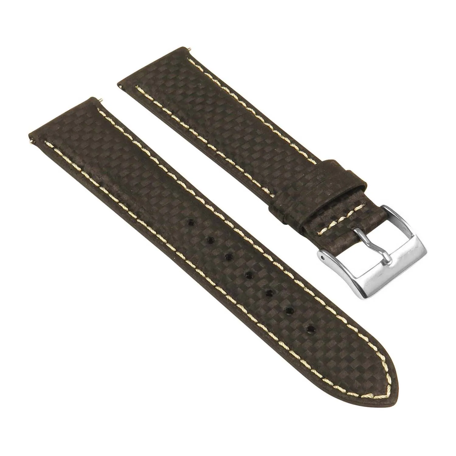 20mm Carbon Fiber Smart Watch Strap