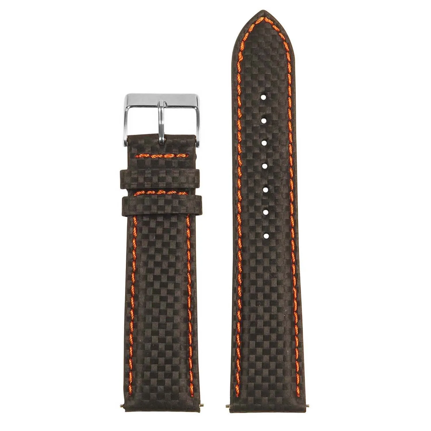 20mm Carbon Fiber Smart Watch Strap