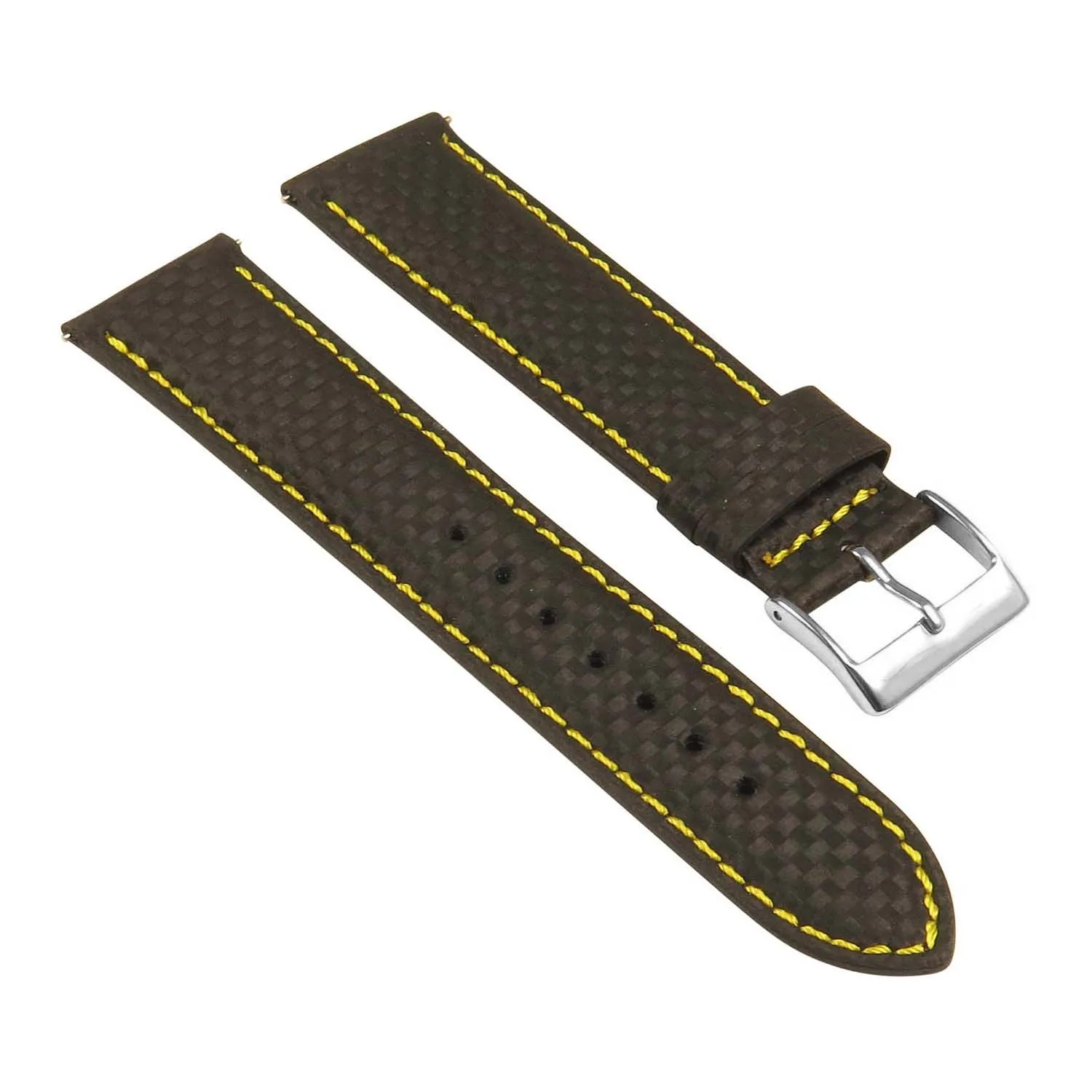 20mm Carbon Fiber Smart Watch Strap