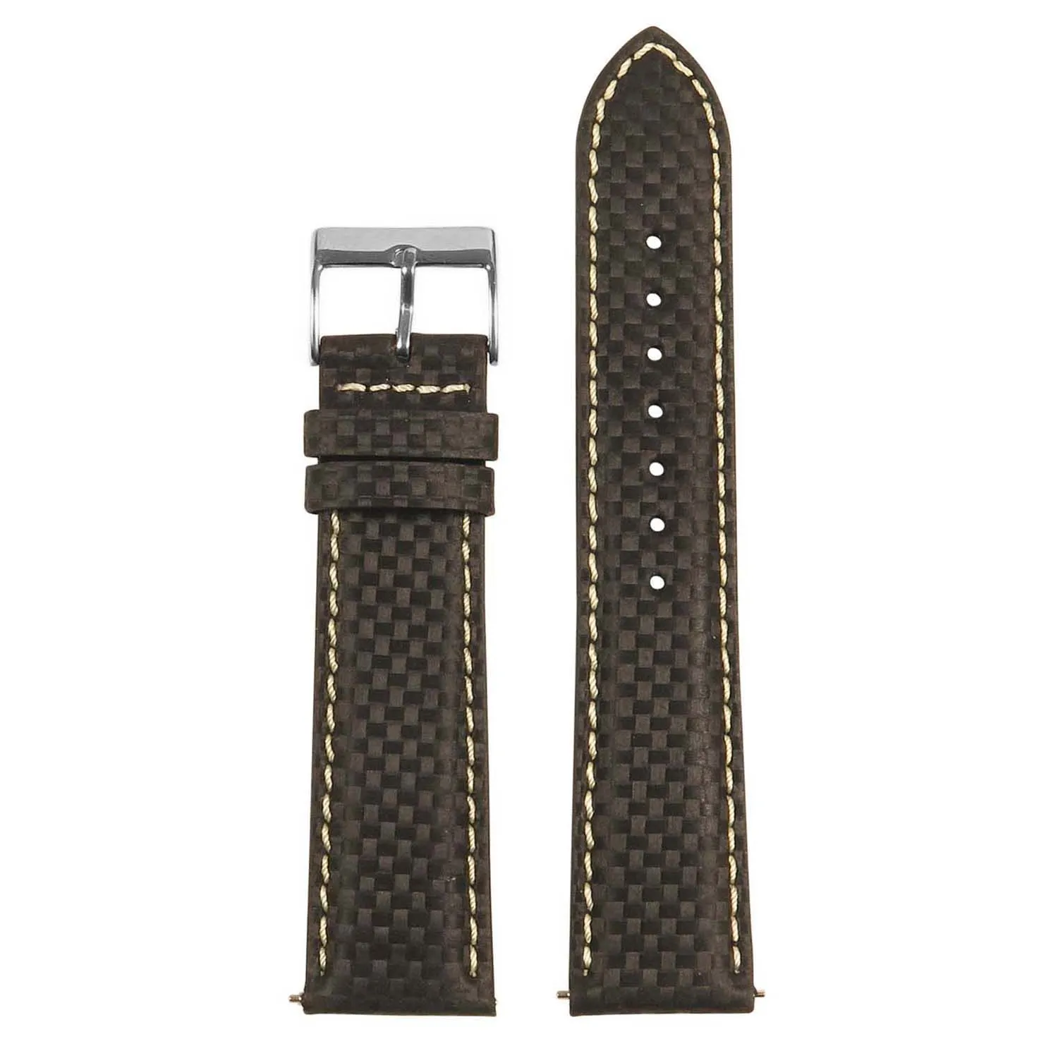 20mm Carbon Fiber Smart Watch Strap