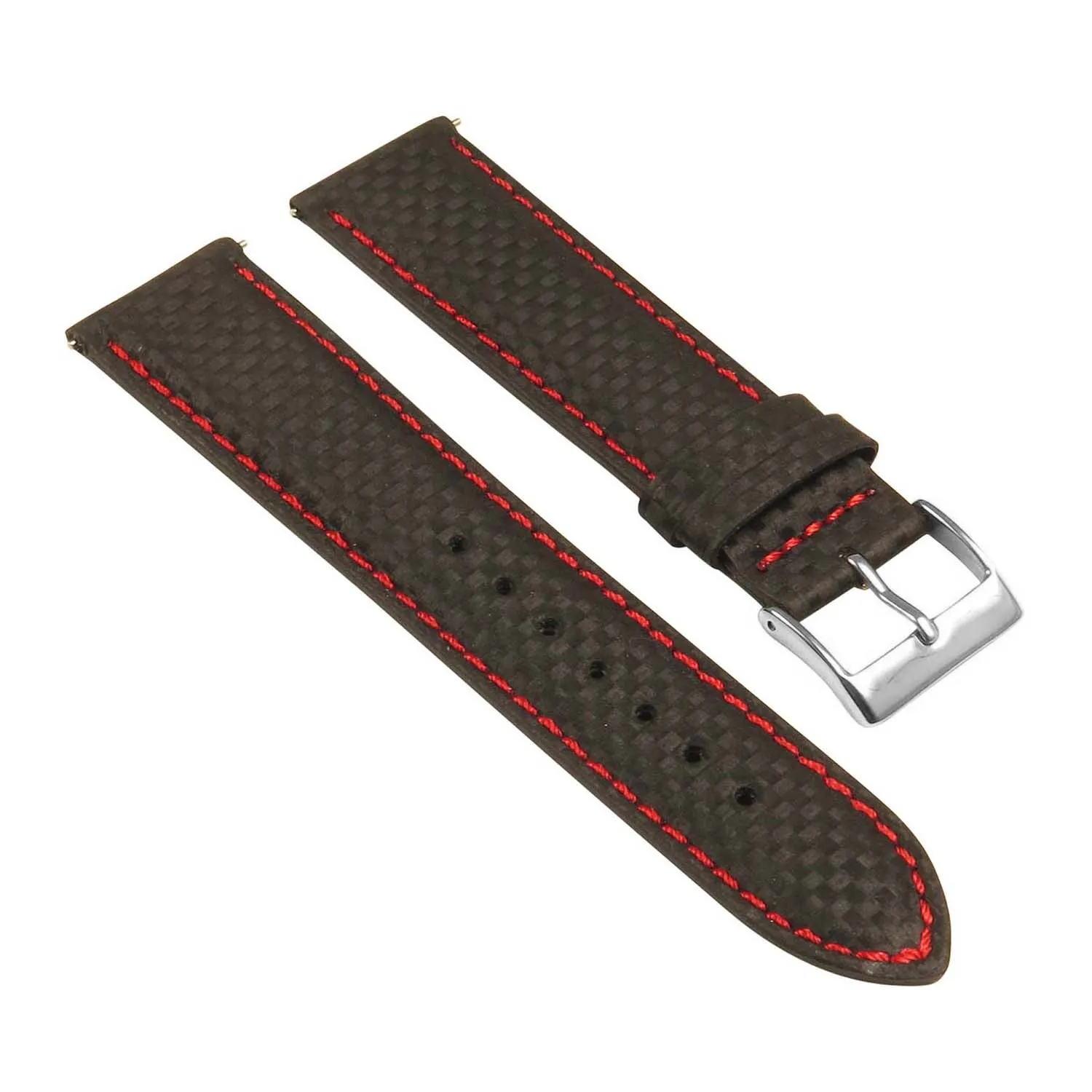 20mm Carbon Fiber Smart Watch Strap