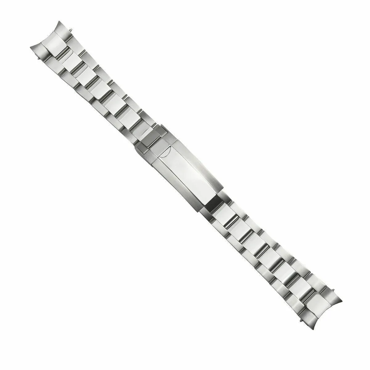 20MM SOLID OYSTER BAND BRACELET FOR ROLEX GMT MASTER WITH GLIDE LOCK SHINY CENTR