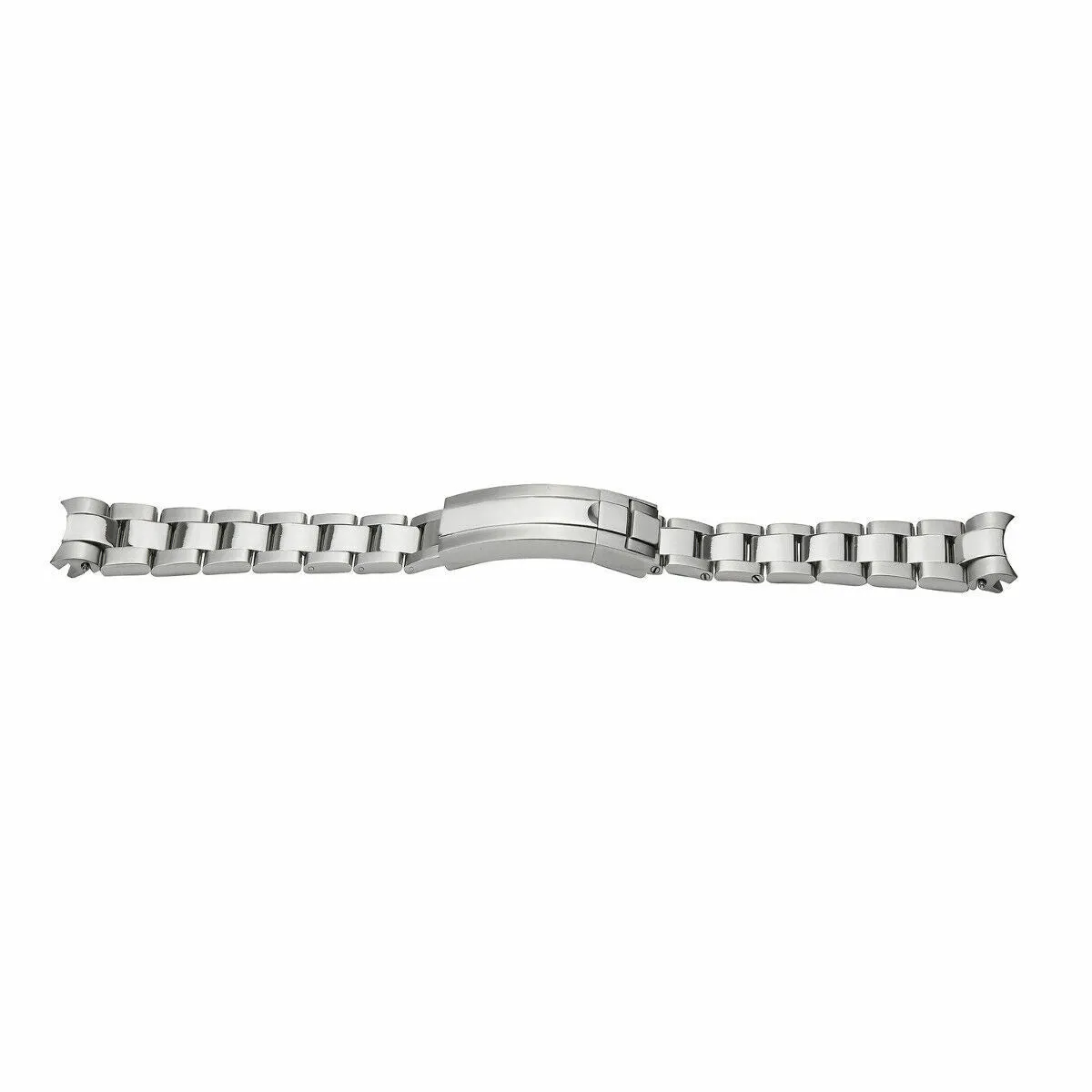 20MM SOLID OYSTER BAND BRACELET FOR ROLEX GMT MASTER WITH GLIDE LOCK SHINY CENTR
