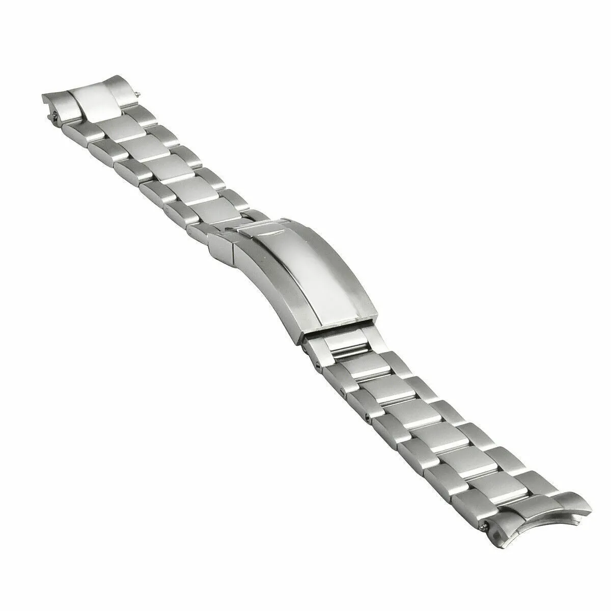 20MM SOLID OYSTER BAND BRACELET FOR ROLEX GMT MASTER WITH GLIDE LOCK SHINY CENTR