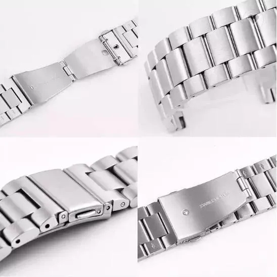 22MM ROLEX STYLE STAINLESS STEEL CHAIN STRAPS FOR HUAWEI WATCH GT2 PRO, GT3 46MM, GT3 PRO, WATCH 3 PRO