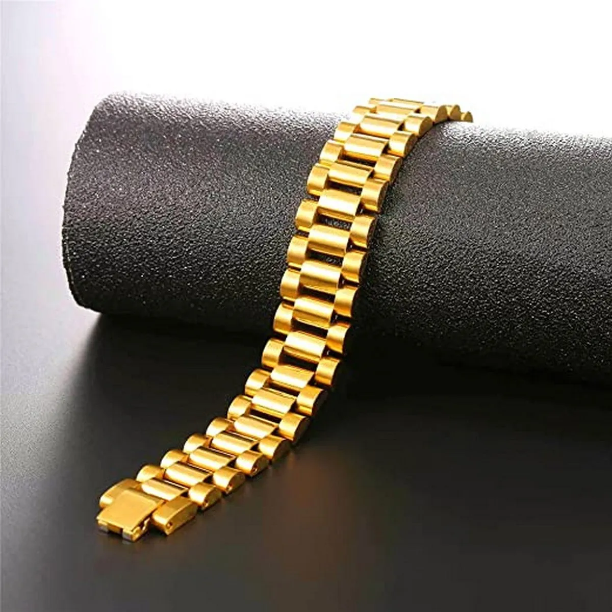 22MM ROLEX STYLE STAINLESS STEEL CHAIN STRAPS FOR HUAWEI WATCH GT2 PRO, GT3 46MM, GT3 PRO, WATCH 3 PRO