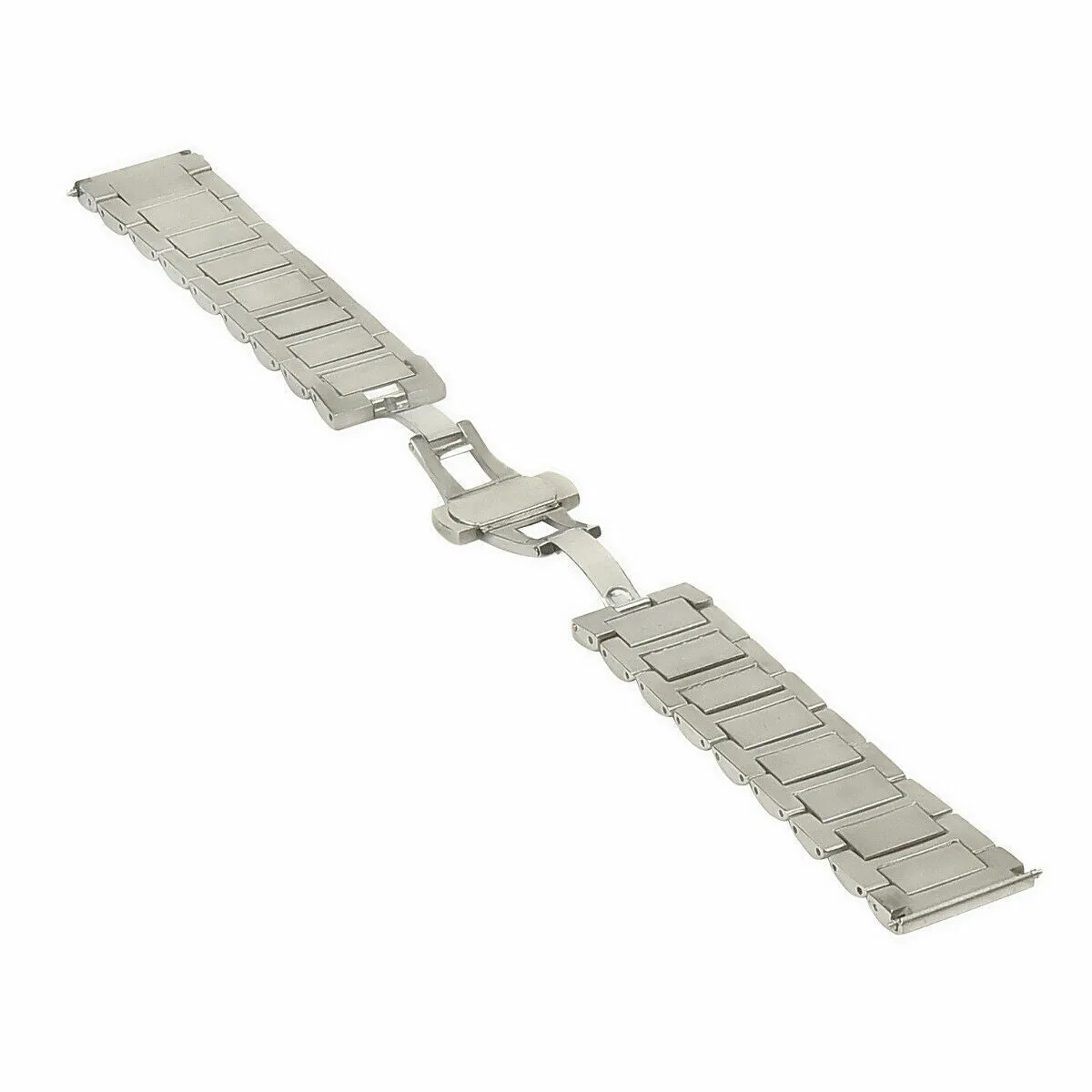 22MM SOLID WATCH BAND FOR OMEGA SPEEDMASTER MOON SHINY CENTER STAINLESS STEEL