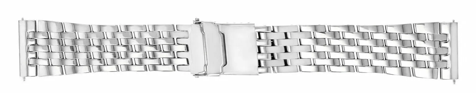 22MM WATCH BAND BRACELET FOR BREITLING NAVITIMER A17326 7 LINK STAINLESS S SHINY