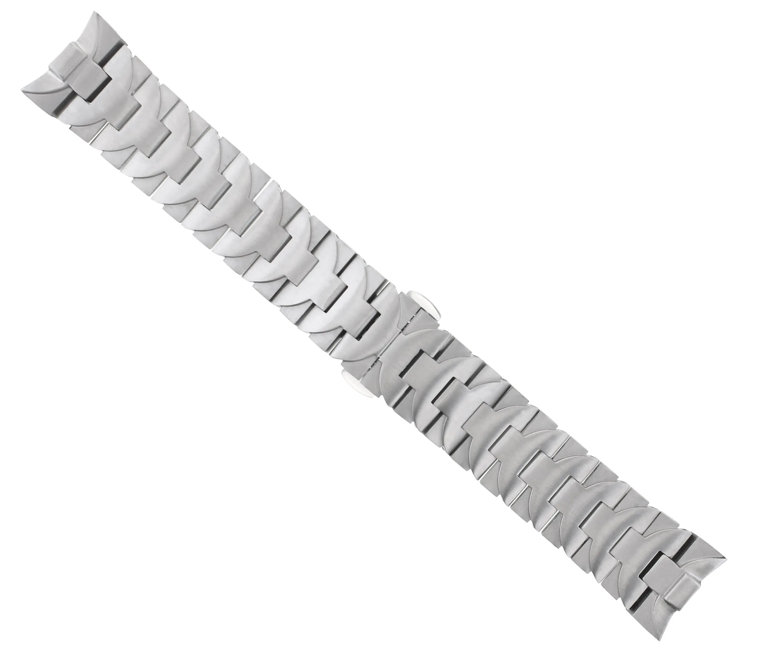 24MM WATCH BAND FOR PAM 44MM PANERAI LUMINOR MARINA GMT BRUSH STAINLESS STEEL