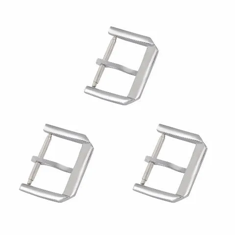 3-18MM TONGUE TANG BUCKLE FOR IWC PILOT PORTUGUESE LEATHER STRAP BAND POLISH