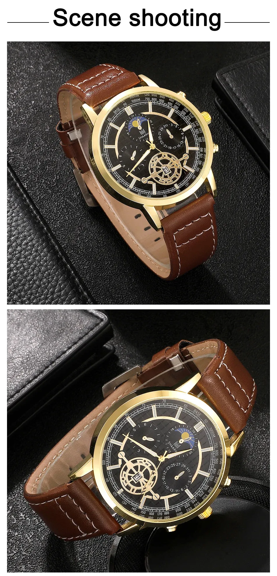 4PCS Set Men Watch