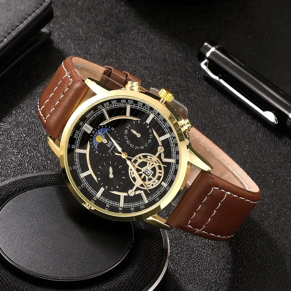 4PCS Set Men Watch