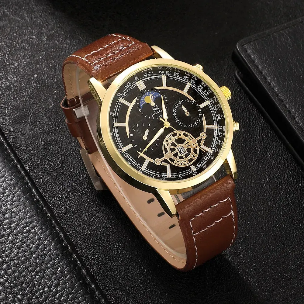 4PCS Set Men Watch
