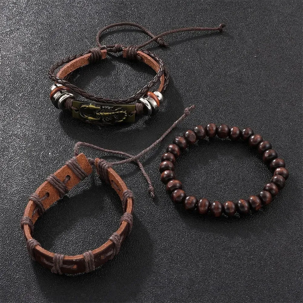 4PCS Set Men Watch
