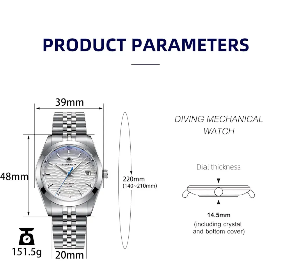 Addiesdive AD2030E Retro Automatic Luminous Homage Watches
