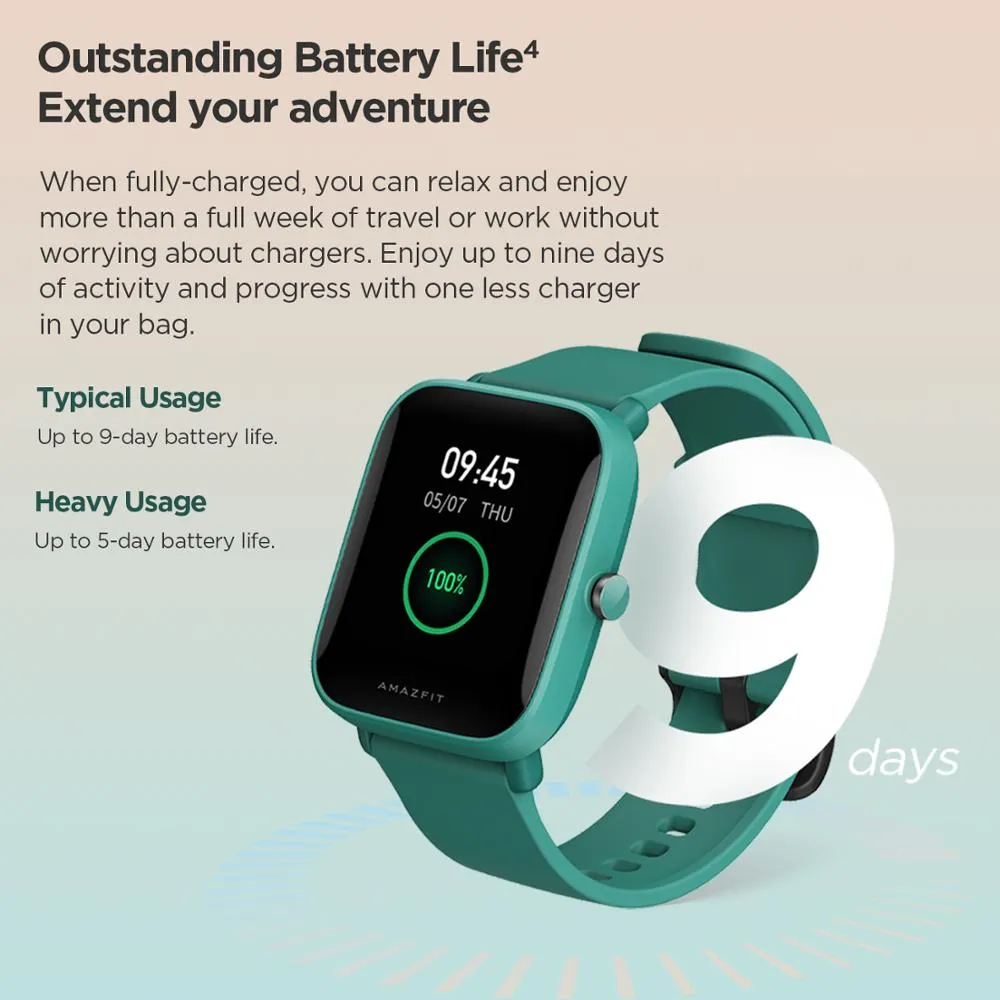 Amazfit Bip U Pro GPS Smartwatch Color Screen Smart Watch 5 ATM Waterproof 60  Sports Mode For Android Phone