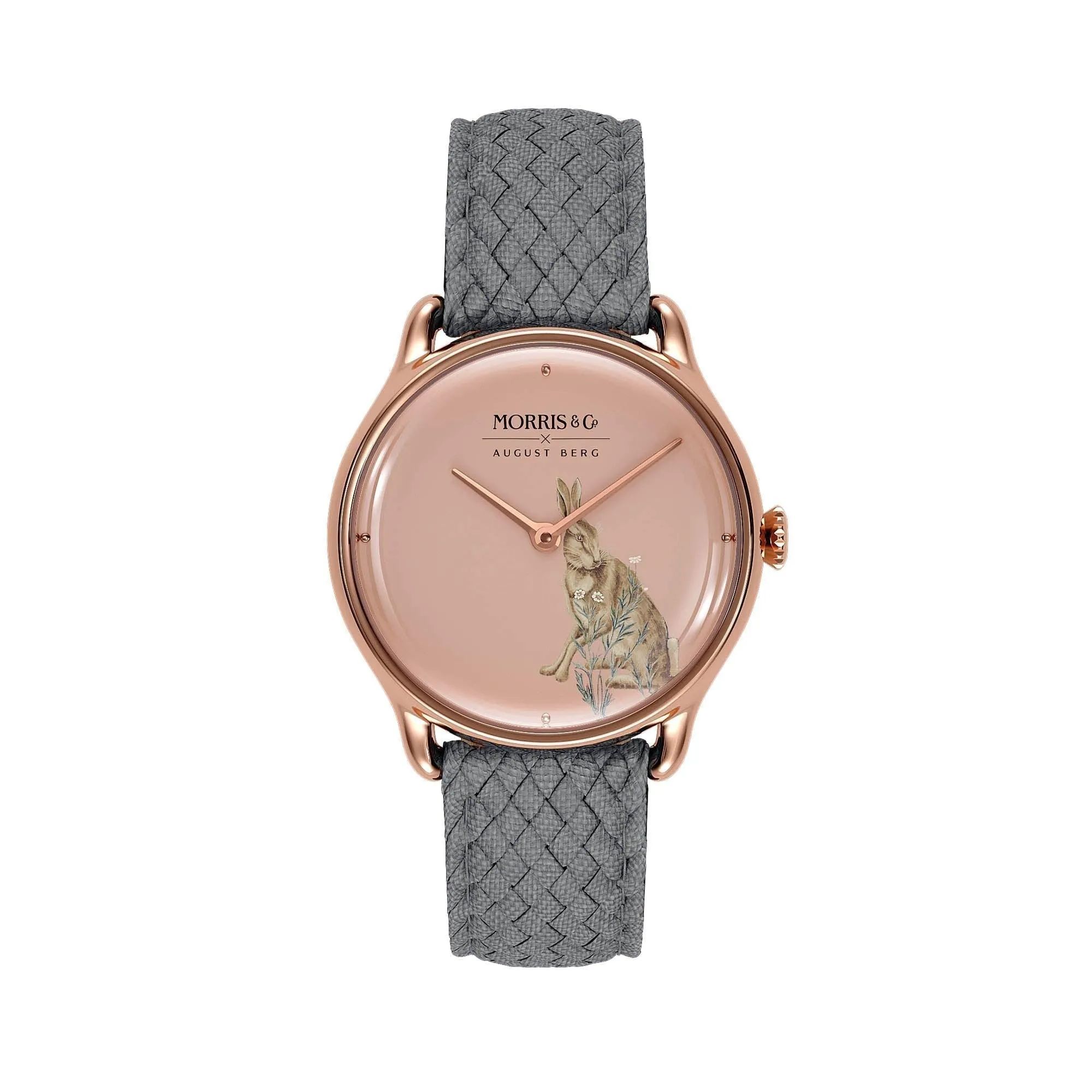 August Berg Women's Rose PVD Quartz Fashion Watch Pink Dial