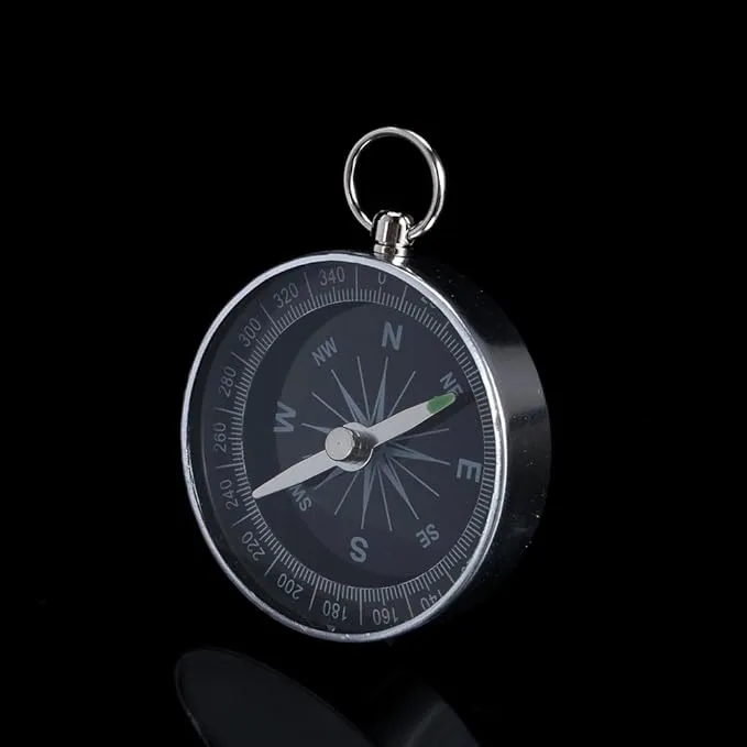 Ball, Silver Portable Pocket for Outdoor Hiking Sports Navigation Camping Backpacking