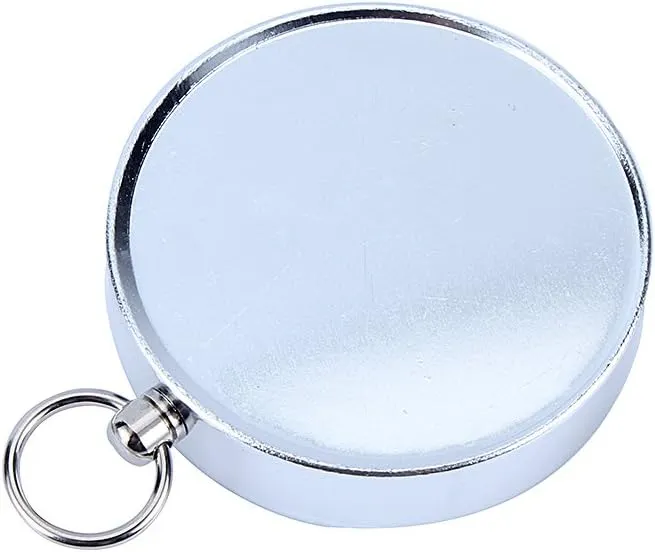 Ball, Silver Portable Pocket for Outdoor Hiking Sports Navigation Camping Backpacking