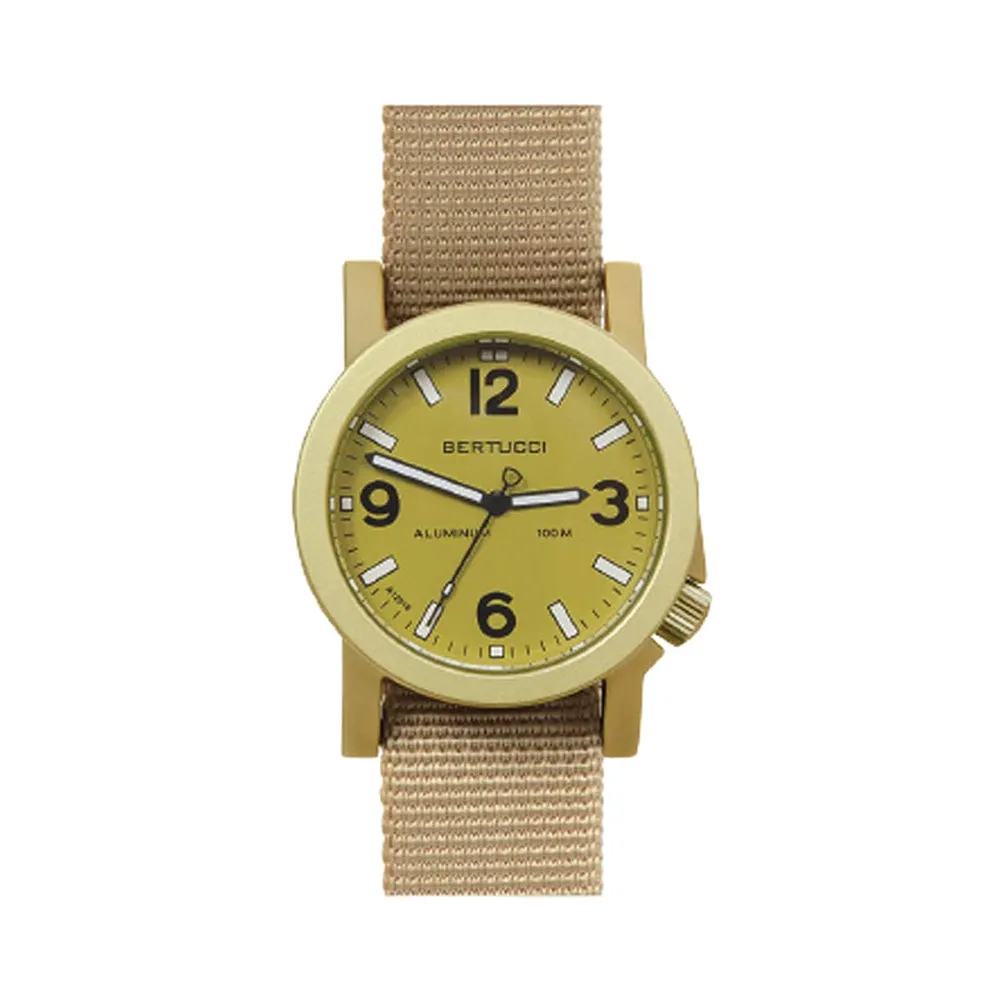 Bertucci A-6A Experior Mens Defender Khaki Nylon Band khaki Japan Quartz Dial Watch - 16507