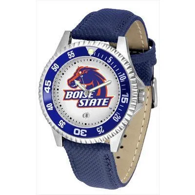 Boise State Broncos Competitor - Poly/Leather Band Watch