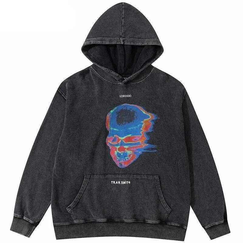 Choize | Vintage Washed Graphic Hoodie