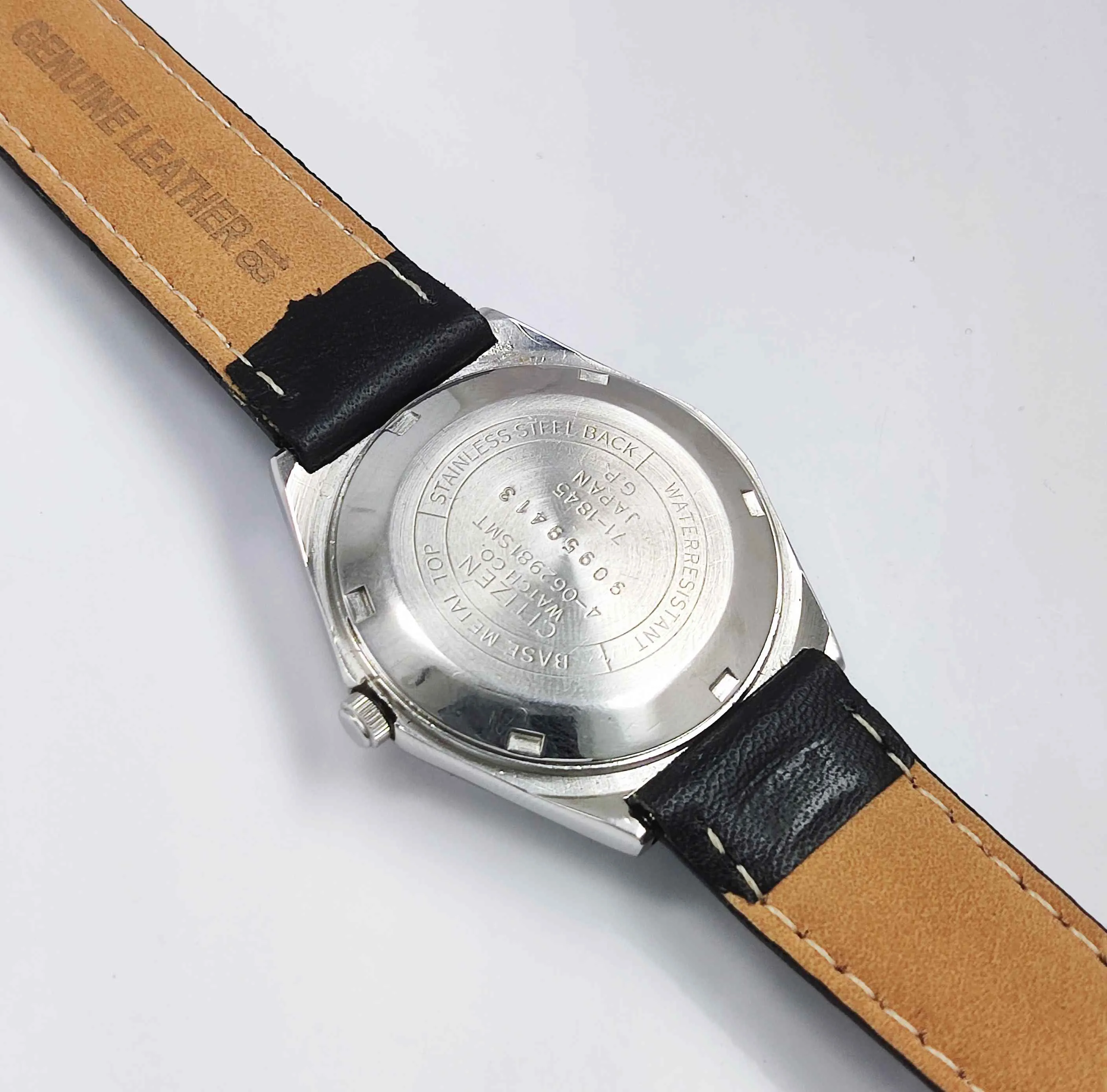 Citizen Automatic 8200A Silver Dial 21 Jewels Day Date Men's Mechanical Watch