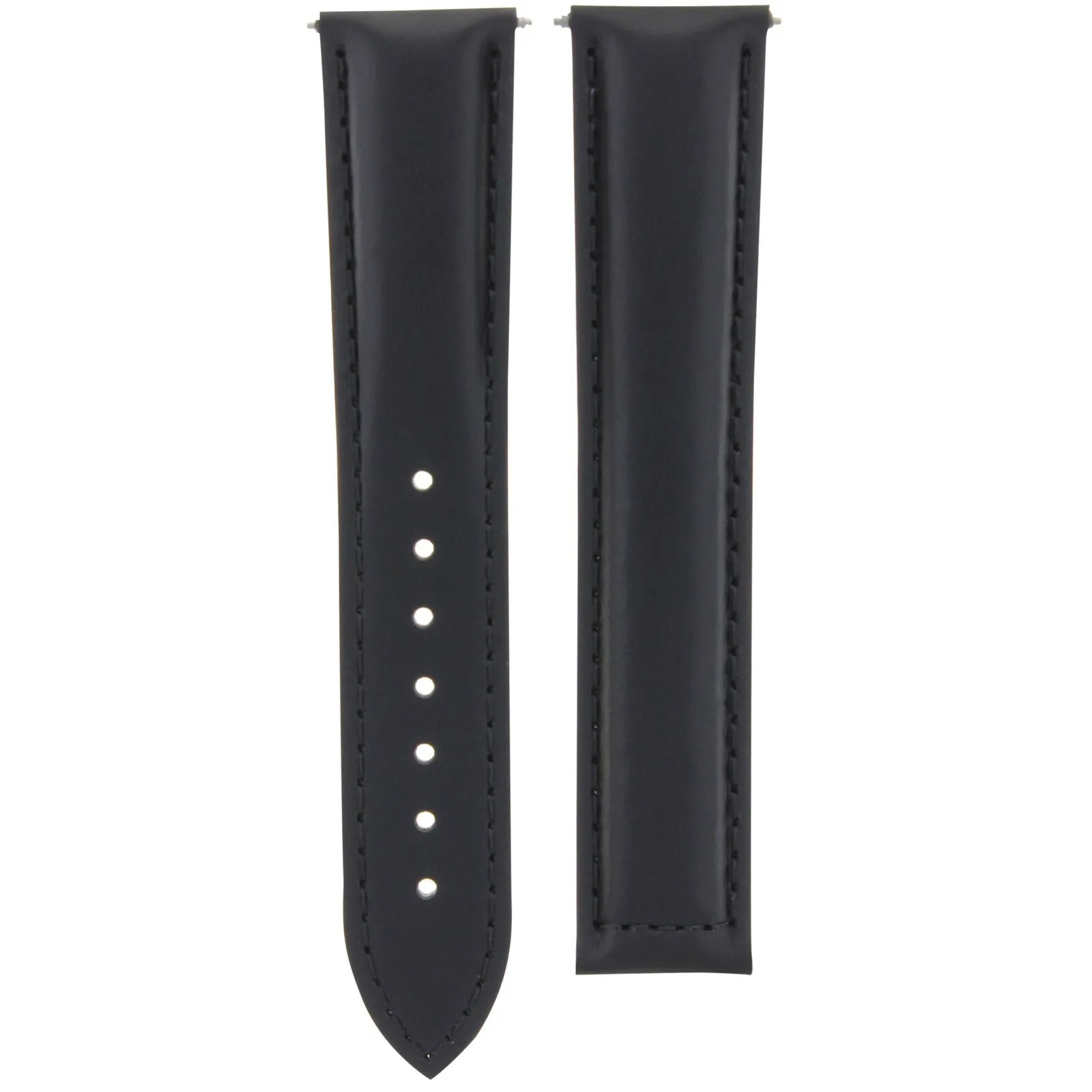 CLASSIC MENS SMOOTH LEATHER STRAP BAND FOR ORIS WATCHES CLASP - 20MM