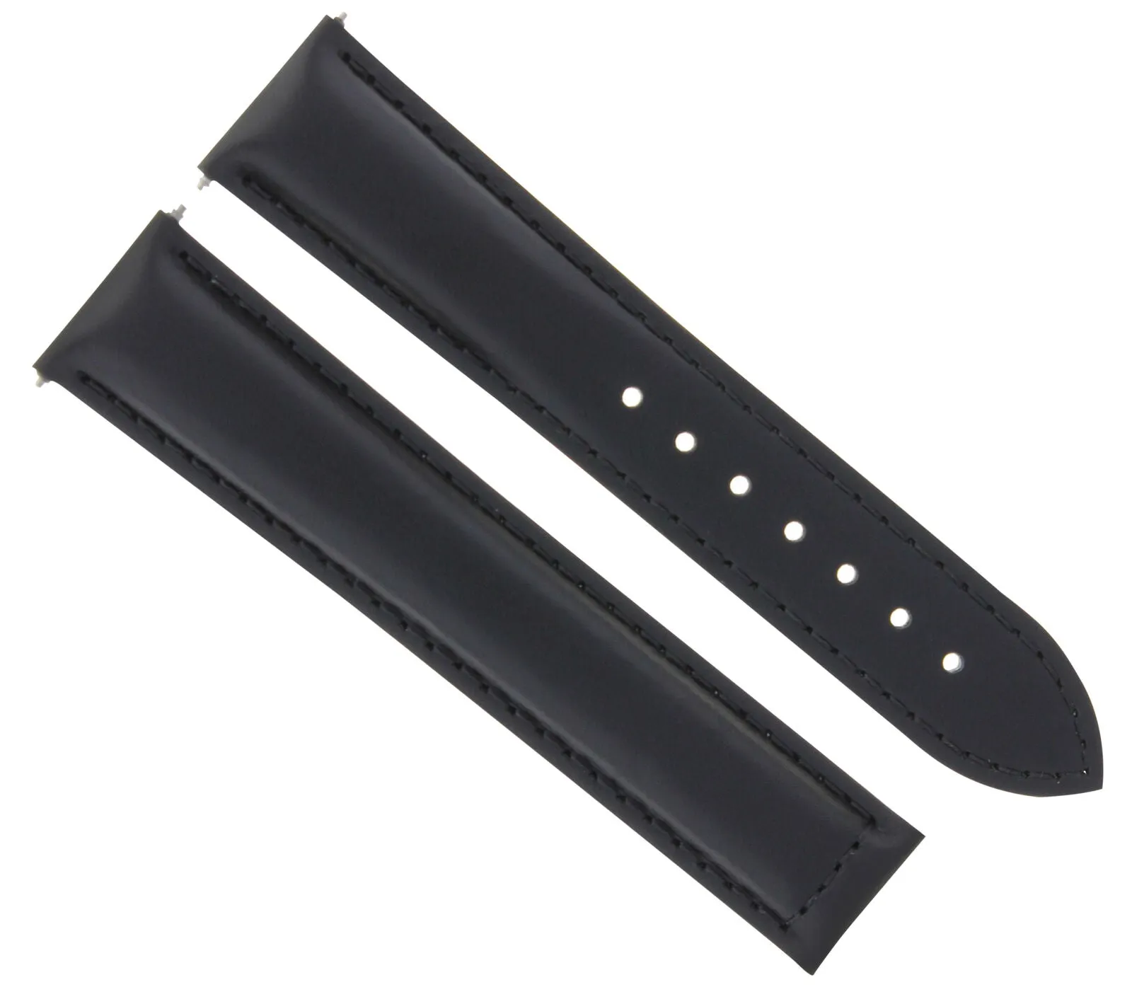 CLASSIC MENS SMOOTH LEATHER STRAP BAND FOR ORIS WATCHES CLASP - 20MM