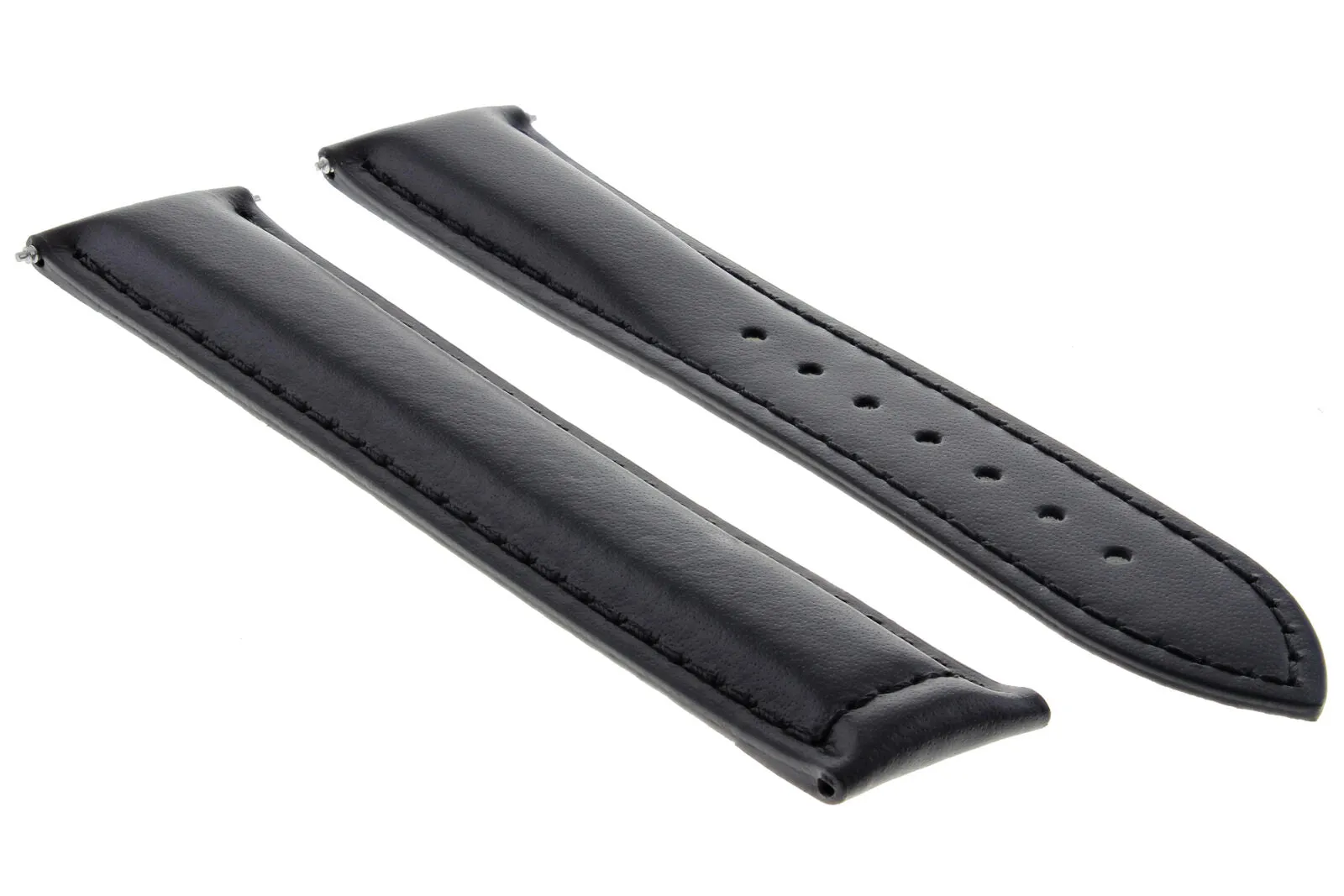 CLASSIC MENS SMOOTH LEATHER STRAP BAND FOR ORIS WATCHES CLASP - 20MM