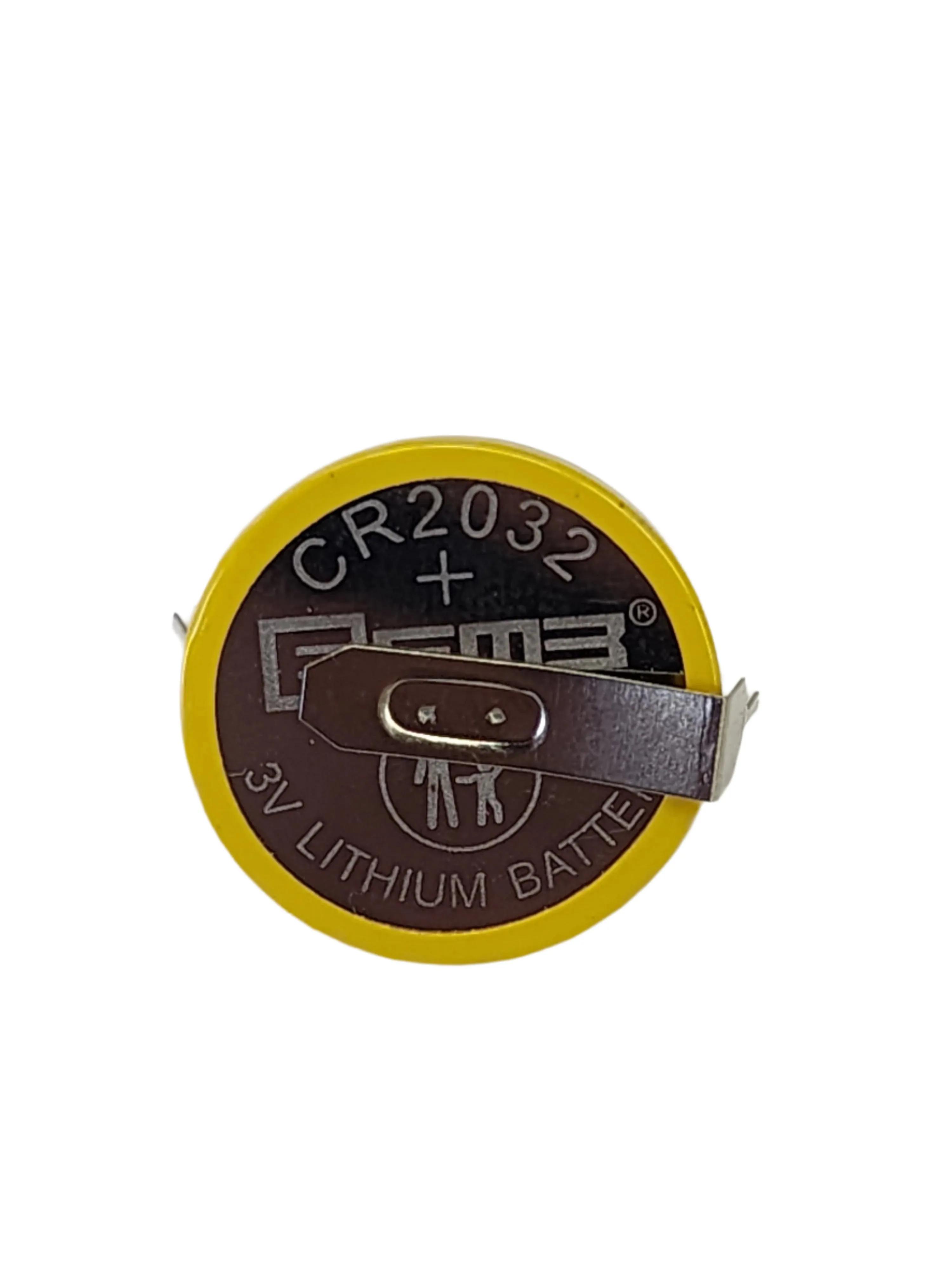 CR2032-L 2032  3V Lithium .21ma With tabs welded on