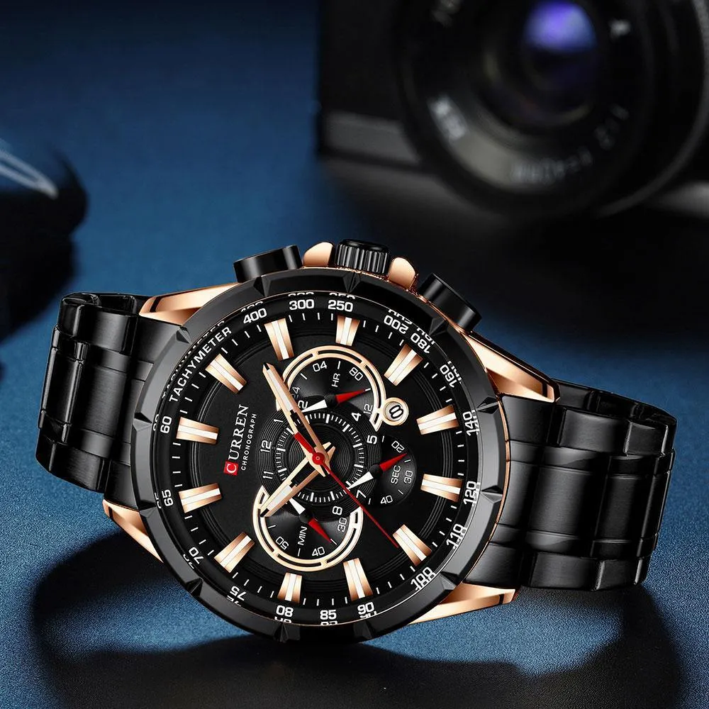 CURREN Men's Formal Chronograph Watch