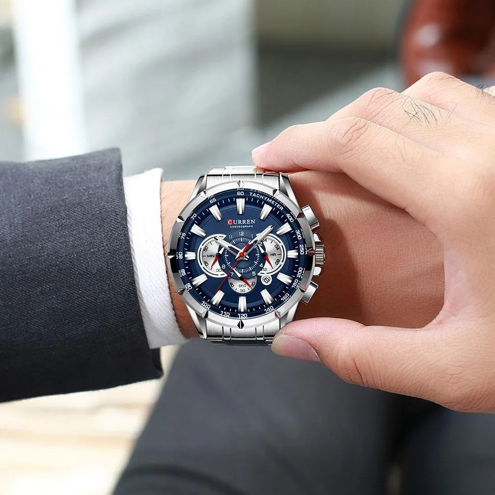CURREN Men's Formal Chronograph Watch
