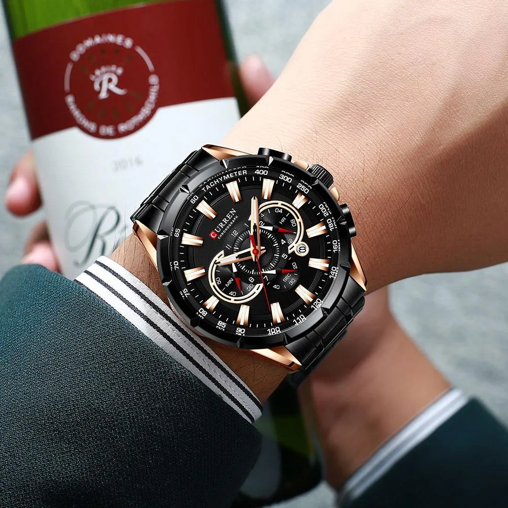 CURREN Men's Formal Chronograph Watch