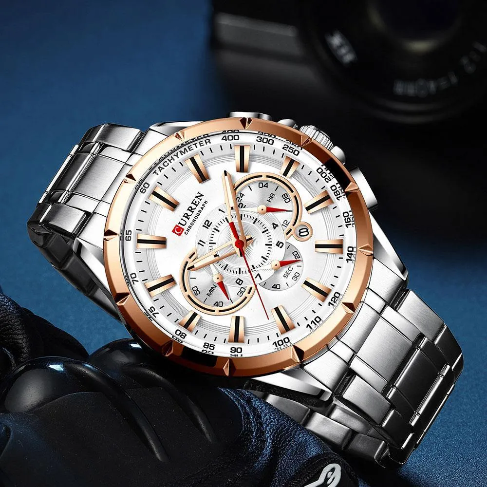 CURREN Men's Formal Chronograph Watch