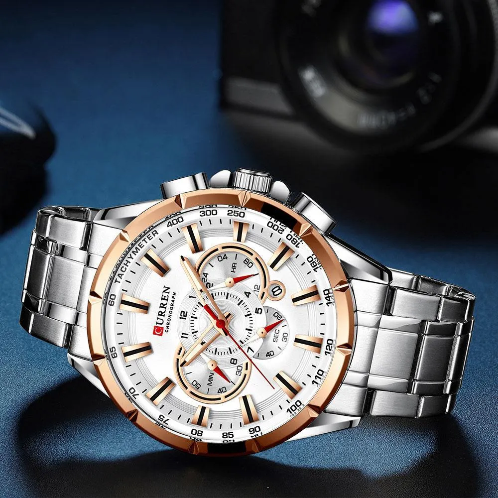CURREN Men's Formal Chronograph Watch