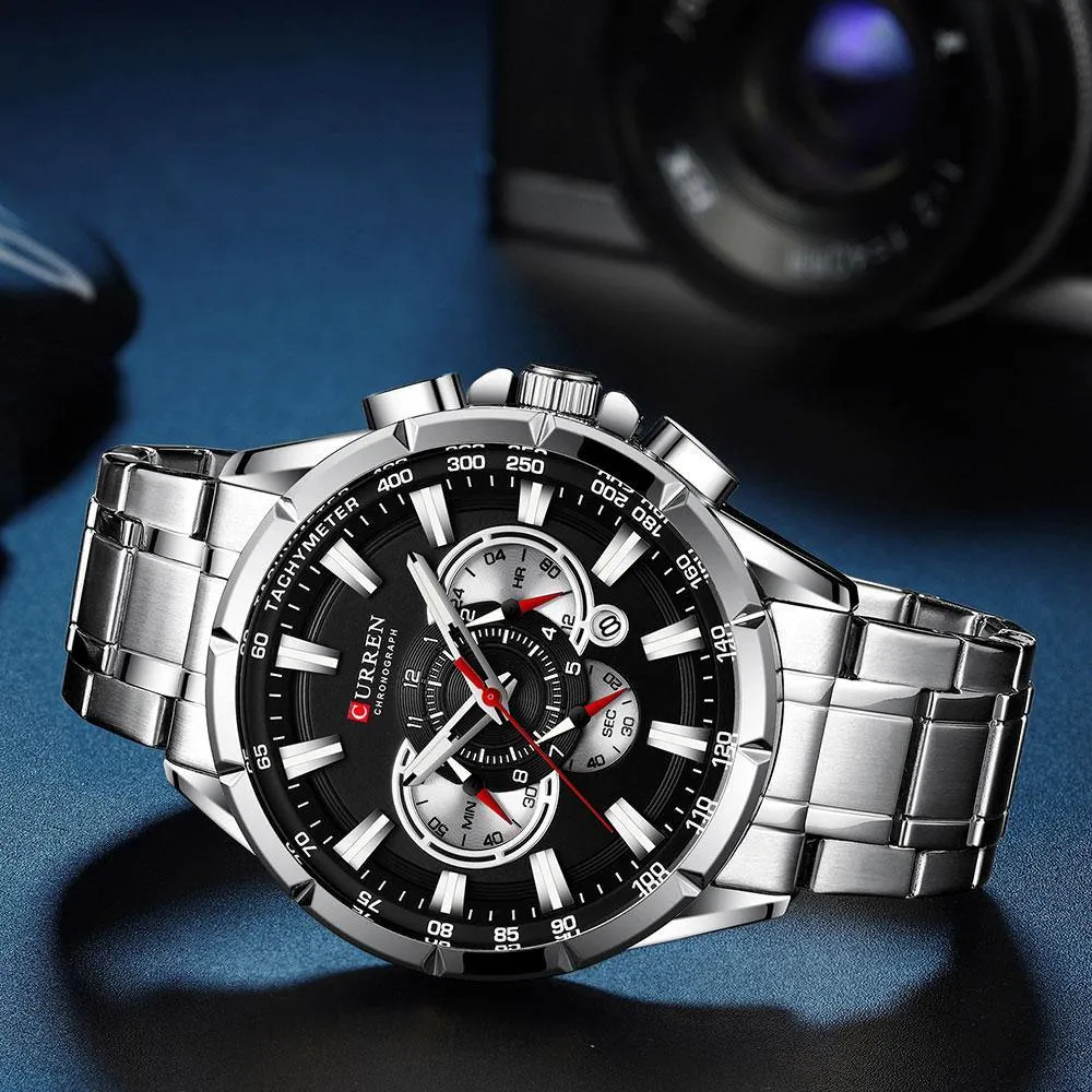 CURREN Men's Formal Chronograph Watch