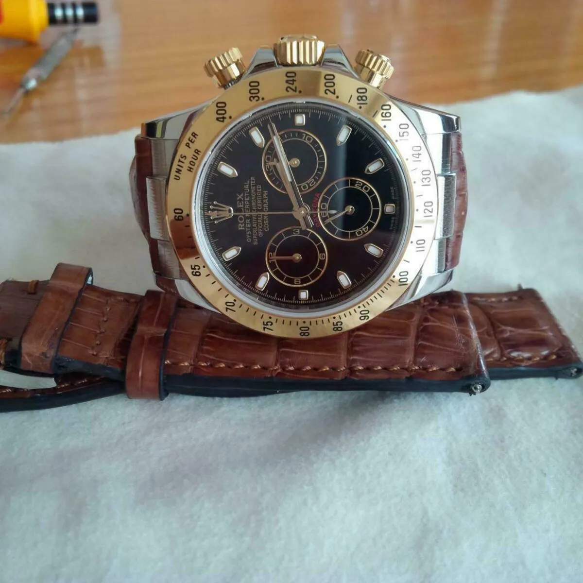 CUSTOM STRAP END LINK FOR ROLEX DAYTONA 116505 116506 116509 116515 116518 SHINY