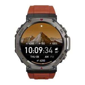 DATEOY T REX 3 GPS Sport Watch - 5ATM Waterproof, AMOLED Display, Multi-Satellite GPS, 170  Sports Modes, Heart Rate, Blood Oxygen, Altitude & Compass
