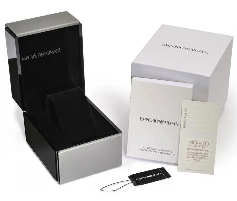 Emporio Armani Men's Aviator Black Watch AR11142