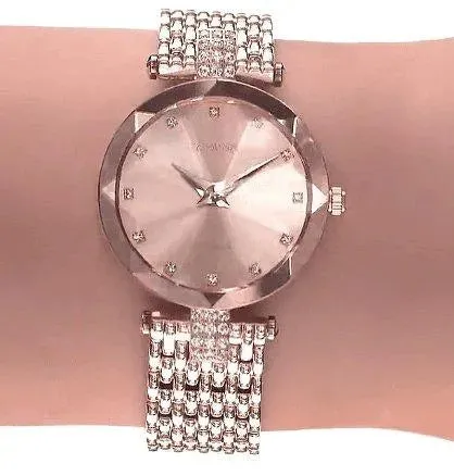 Facet Strass Swiss Ladies Watch J5.634.M