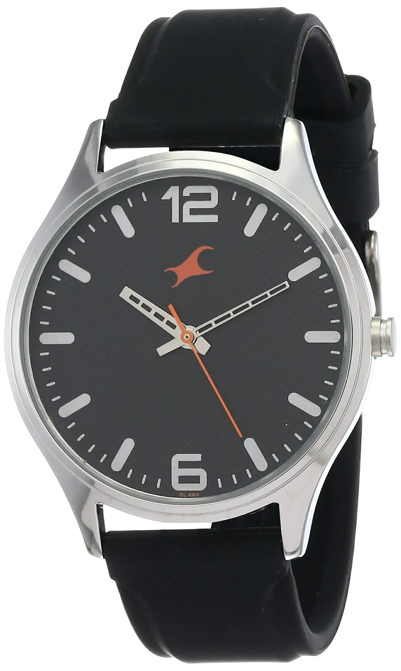 Fastrack Black Dial and Band Analog Plastic Watch For Men -3229SP01