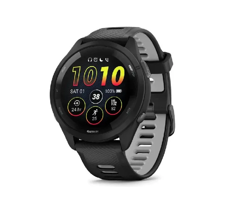 GARMIN Forerunner 265 Smart Watch (Black)